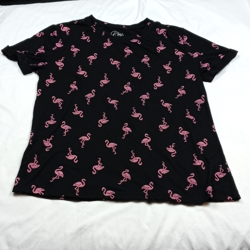 Gold Rush flamingo womens large t-shirt